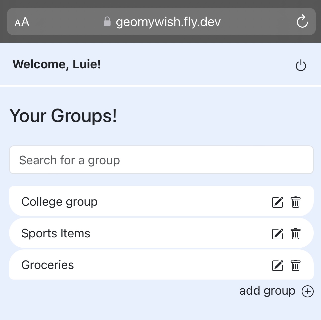 GeoMyWish
